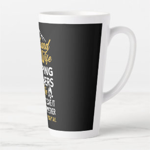 Partner für das Camping von Ehemann und Ehefrau Milchtasse