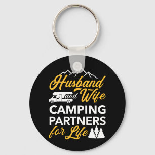 Partner für lebenslanges RV im Camping Husband un Schlüsselanhänger