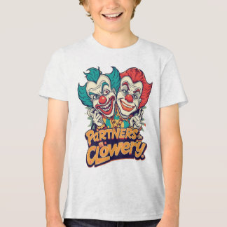 Partner im Clownery (Lustiger Clown-Wortspiel) Tri-Blend Shirt