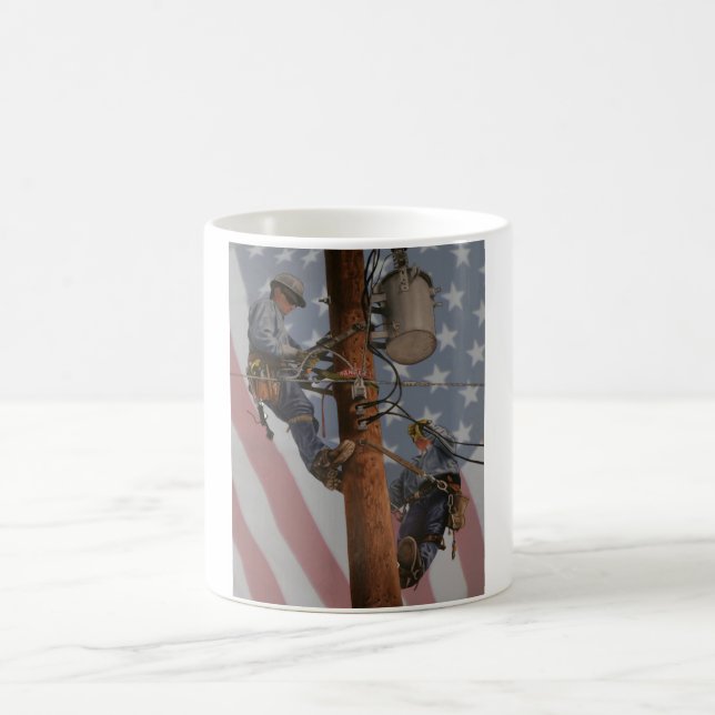 Partner im Power - USA Kaffeetasse (Mittel)