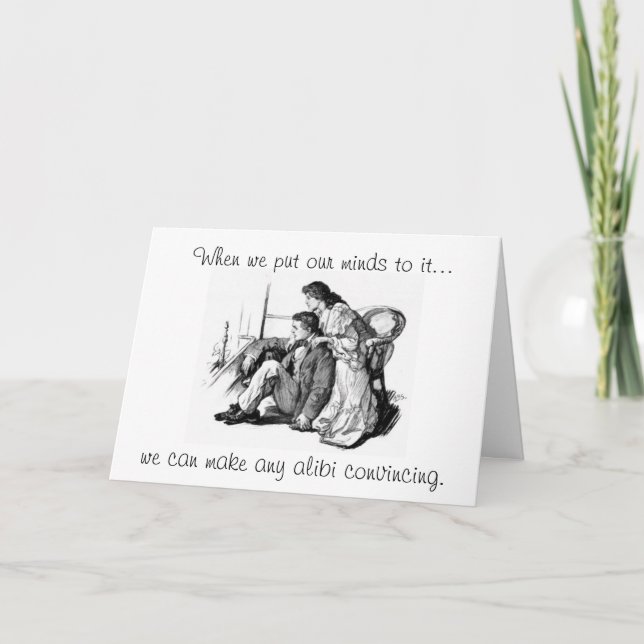 Partner in Crime Anniversary Card Karte (Vorderseite)