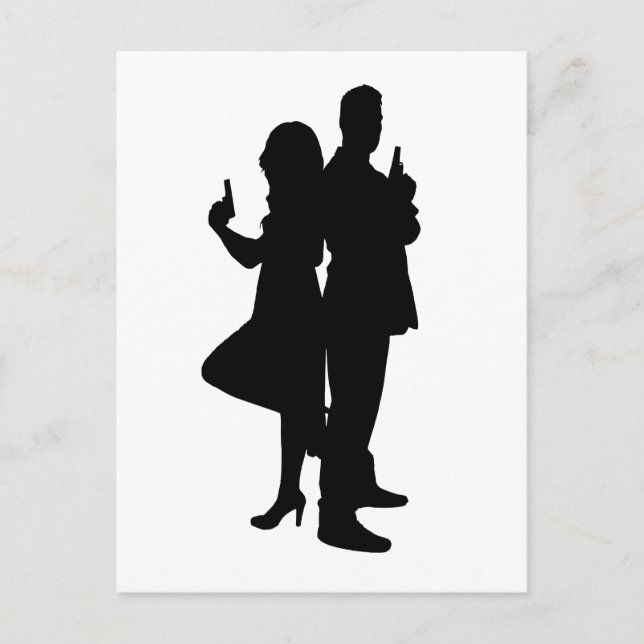 PARTNER IN CRIME POSTCARD POSTKARTE (Vorderseite)