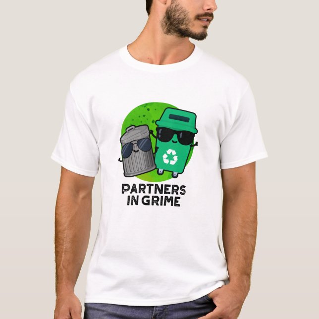 Partner in Grime Funny Trash Puff T-Shirt (Vorderseite)