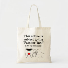 Partner Steuer Lustige Paare Kaffeetasse Tragetasche