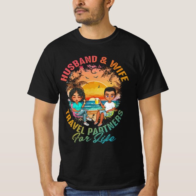 Partner von Ehefrau- und Freizeitreisenden für Lif T-Shirt (Vorderseite)