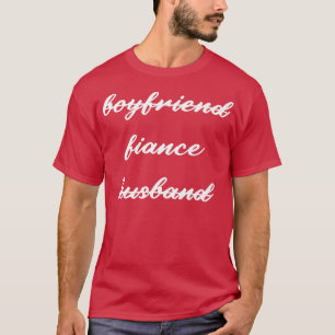 Partnerdesign für Verlobten Ehemann T-Shirt
