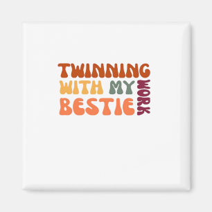 Partnerschaften mit meinen Arbeitskräften - Funny  Magnet
