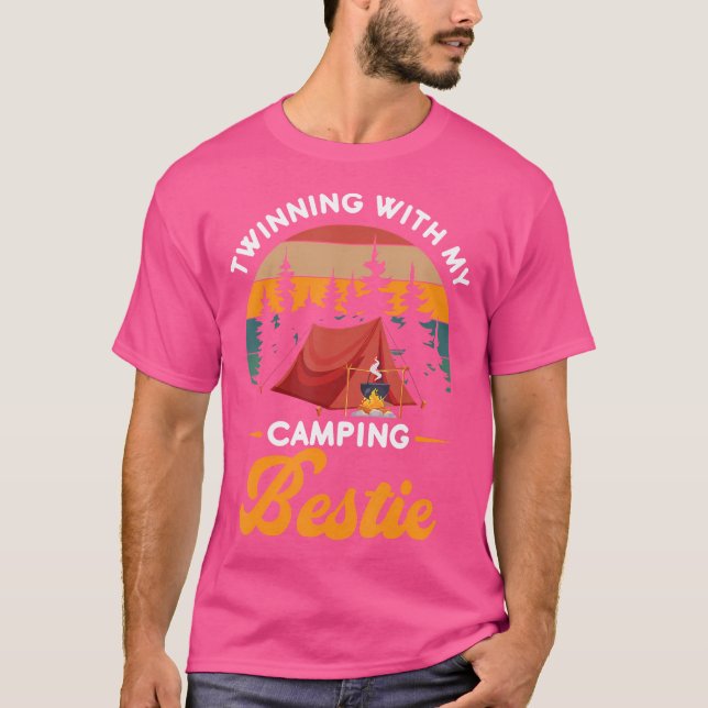 Partnerschaften mit meinen Camping-Bestie-Freunden T-Shirt (Vorderseite)
