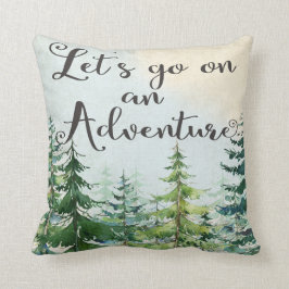 Partons sur un coussin de région boisée de crèche