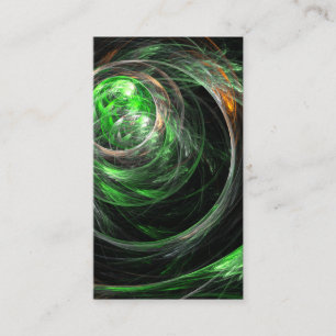 Partout dans le monde Green Abstrait Art Carte de 