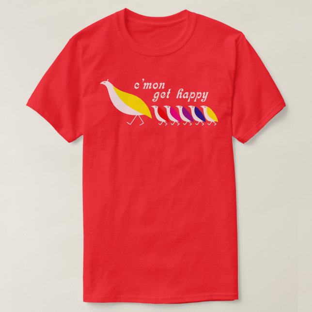 Partridge Family Cmon Happy T-Shirt (Design vorne)
