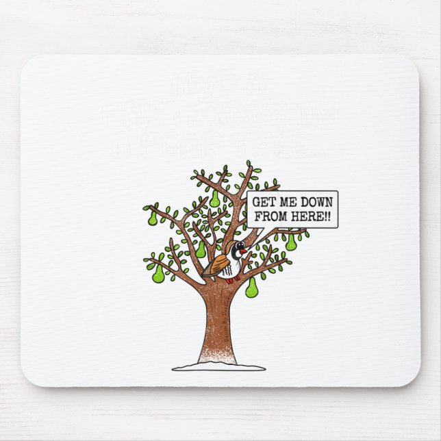 Partridge In A Pear Tree, Christmas Carol Singing  Mousepad (Vorne)