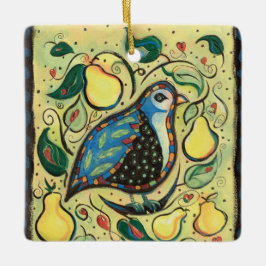 Partridge in a Pear Tree Christmas ornament