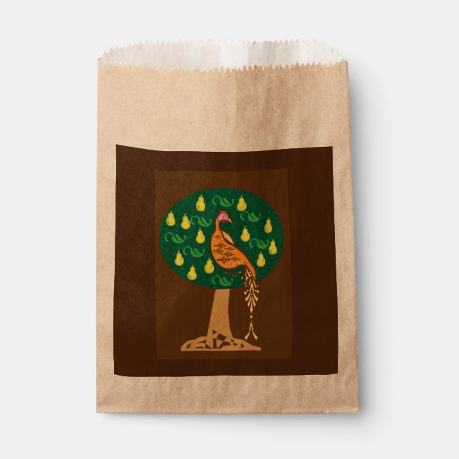 Partridge in einem Birnenbaum Geschenktütchen (Vorderseite)