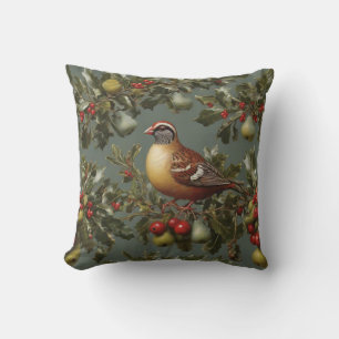 Partridge in einem Birnenbaum Kissen
