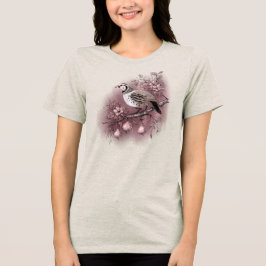 Partridge in einem Birnenbaum Tri-Blend Shirt