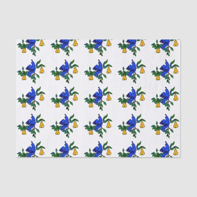 Partridge in einem Zinnpapier Seidenpapier (Vorderseite)