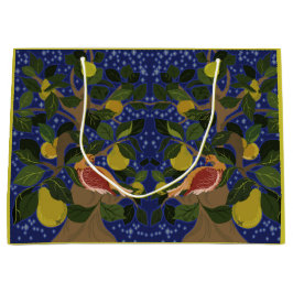 Partridge in einer Birnbaum-Geschenktasche Große Geschenktüte