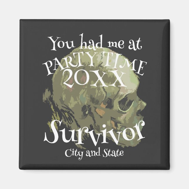 Party 2024 Dance Mixer Gartensitzgarten Magnet (Vorne)