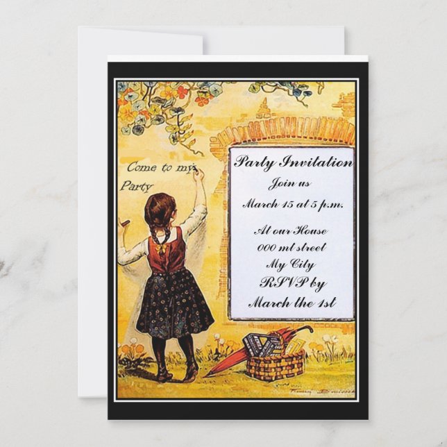 Party 2 Einladung (Vorderseite)