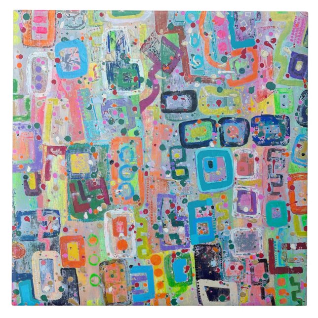 PARTY 6 x 6 KERAMIK Fliese (Vorderseite)