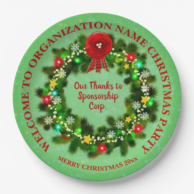 Party 9" pappteller (Vorderseite)