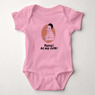 Party an meinem Krippe T - Shirt
