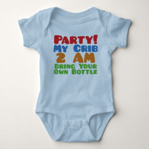 Party an meinem Schreibtisch Baby Strampler