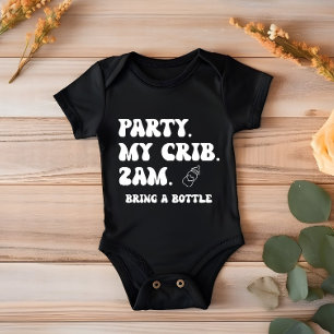 Party an meinem Schreibtisch um 2 Uhr   Niedlich F Baby Strampler