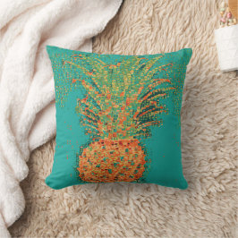 Party-Ananas-Abstrakter Ananas auf Hell Kissen