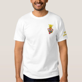 Party Ananas Pflaster bestickter T - Shirt