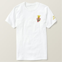 Party Ananas Pflaster bestickter T - Shirt