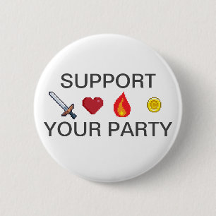 Party-Anhänger Button