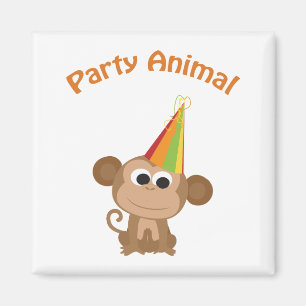 Party Animal! Affe Magnet