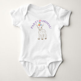 Party Animal Baby Bodysuit - Funny Goat 1st Outfit Baby Strampler