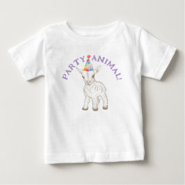 Party Animal Baby Shirt - Funny Goat Birthday T-Sh