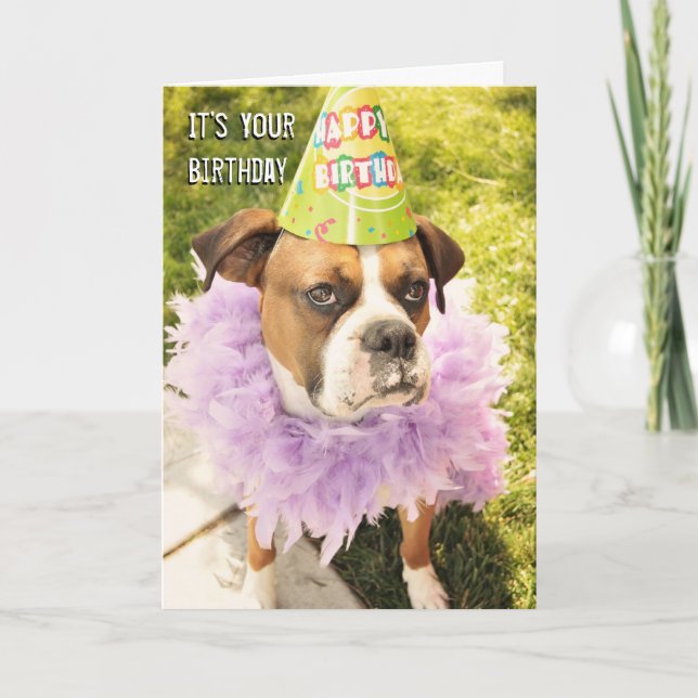 Party Animal Birthday Card Karte (Vorderseite)