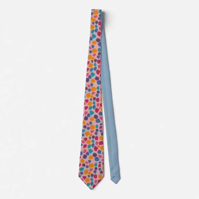 Party Animal Giraffe Print Krawatte (Vorderseite)