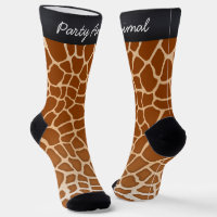 "Party Animal" Giraffe Spots Exotic Animal Print