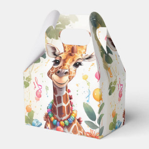 Party Animal Giraffe v1 Geschenkschachtel