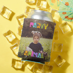 Party Animal Gutes Custom Foto Dosenkühler