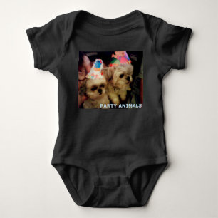 Party Animals Bodysuit von HAS Jewels Baby Strampler