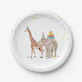 Party Animals Safari Zoo Party Girl Wild Geburtsta Pappteller