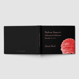 Party-Anmeldung, Korallenrosa Rose Gästebuch