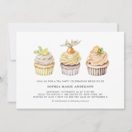 Party: Aquarell Berry and Citrus Cupcakes Einladung