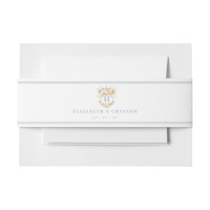 Party Aquarell Wappen Einladungsbanderole