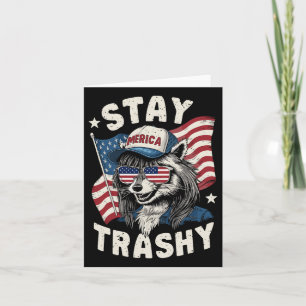 Party Atreifen Redneck Raccoon Tras Bleibe Karte