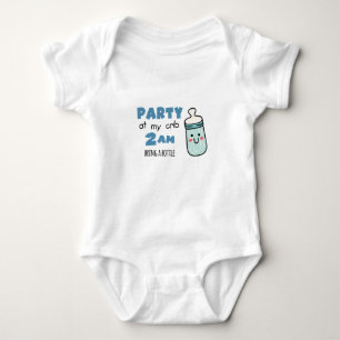 Party auf meinem Grill, bringen Sie eine Flasche B Baby Strampler