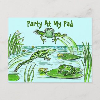 PARTY AUF MEINER PAD-PATTE FÜR DIE LEITUNG DER INV EINLADUNG