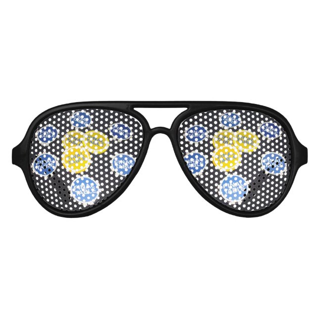 Party auf Poker Stil Spaß Party Shades. Partybrille (Vorderseite)